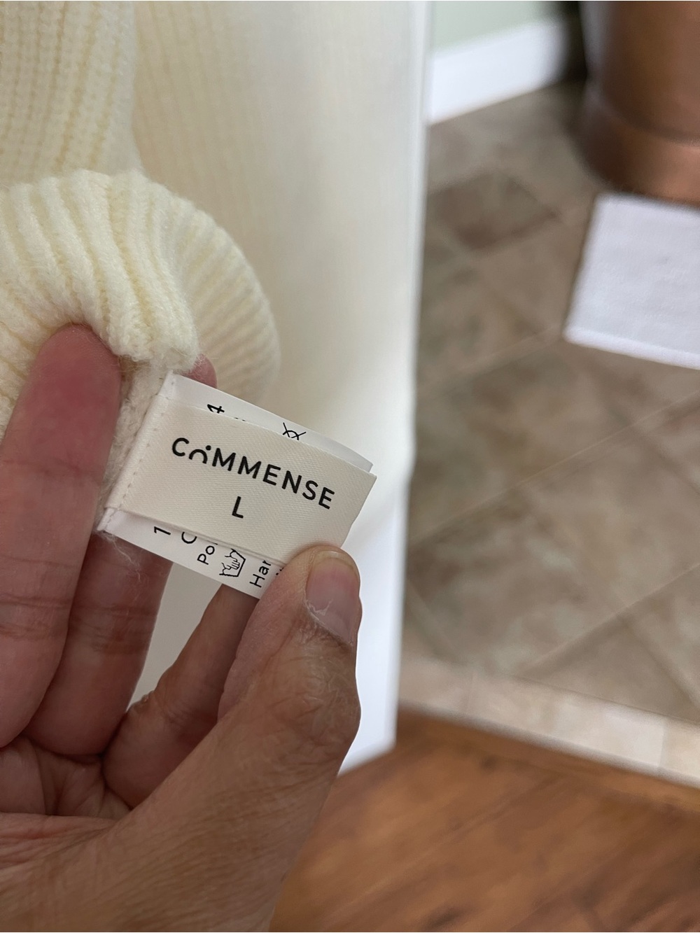 Commense Women’s Bow Ribbed Sweater - Picture 6 of 6